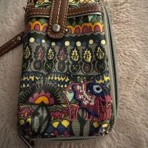 Sakroots Multicolor Patterned Wristlet